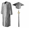 Shiny Fabric - Graduation Cap & Tassel - Full Figured Adult/Teen Sizes